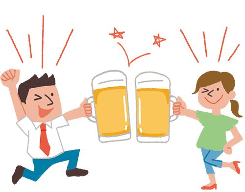 ビールのイラスト