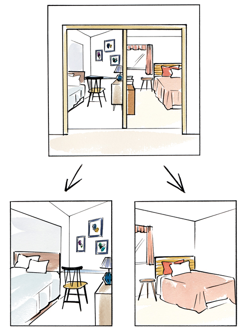 部屋イラスト
