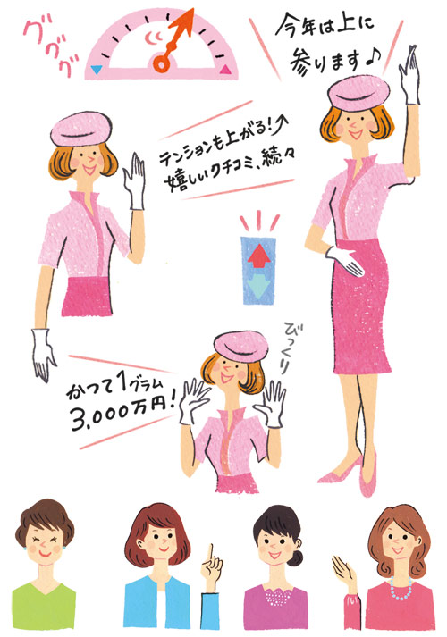 女性イラスト