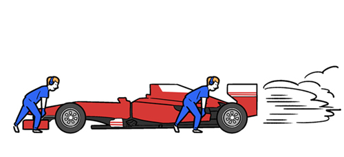 F1のイラスト