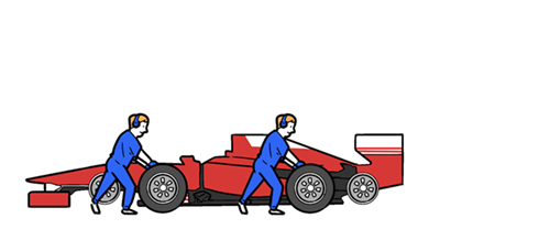 F1のイラスト