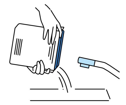 水発電機の説明図イラスト