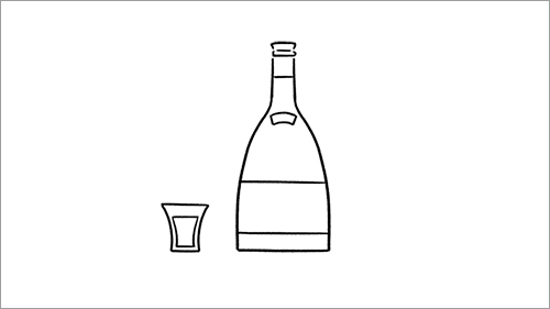 お酒のイラスト