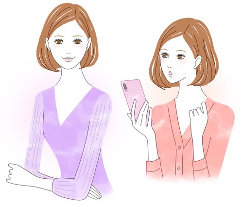 女性イラスト